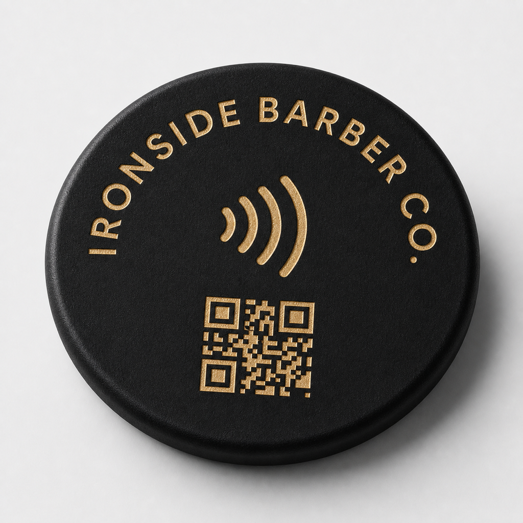 Ironside Barber Co. loyalty chip